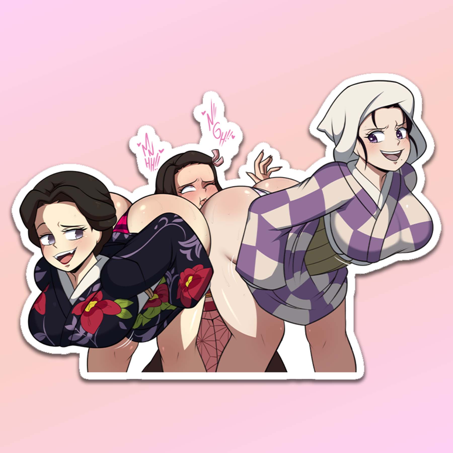 Nezuko Sandwich Waifu Sticker – Waifu Loot