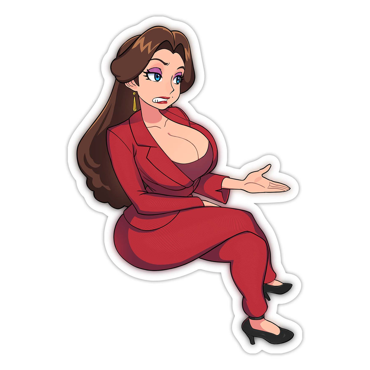 Pauline Sticker – Waifu Loot